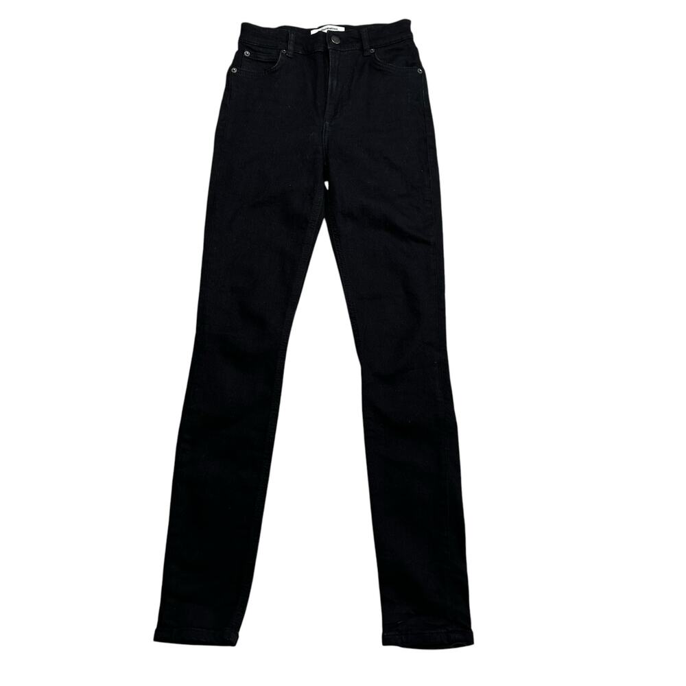 REFORMATION JEANS Black‎ Harper High Rise Skinny Jeans Women's Size 23 Classic